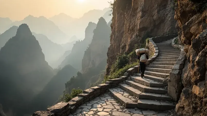 太行山深处：最后的挑山工 - 8090影院